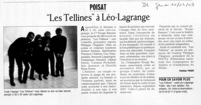 Les Tellines - Presse